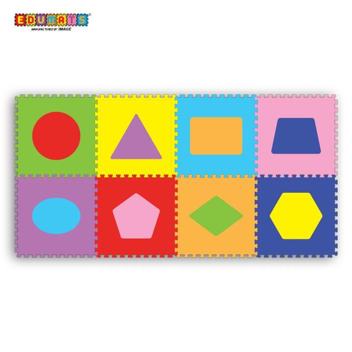 Lariss Maniss Image Toys Edumat Karpet Matras Evamat Puzzle Tikar 30 Shape Series Karpet Puzzle [8 L