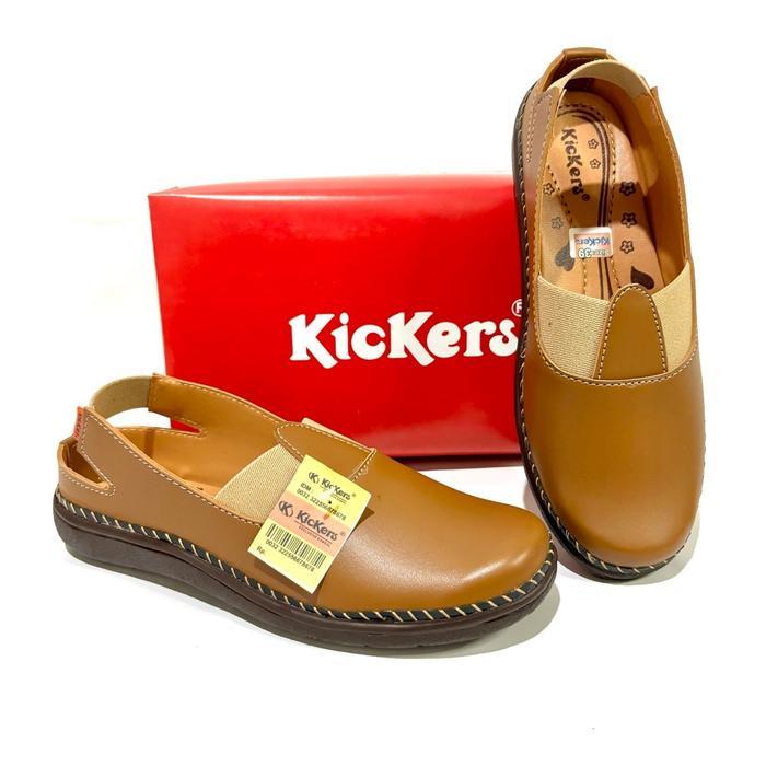 Sepatu Sandal Wanita Elastis Kickers/Sepatu Wanita Terbaru Shoes  Kerja Pasti Ori