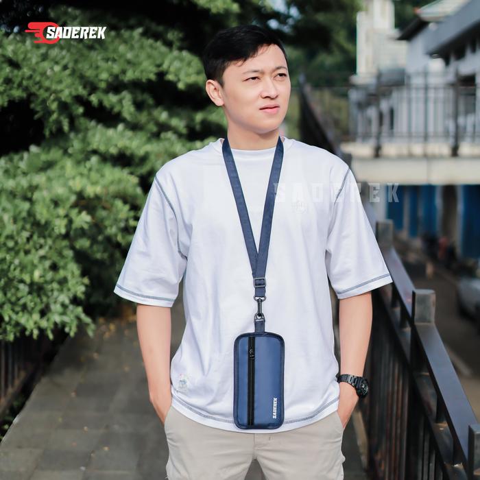 Tas HP Leher Hanging Walet Dompet Hp Murah Selempang Pria bukan Kulit