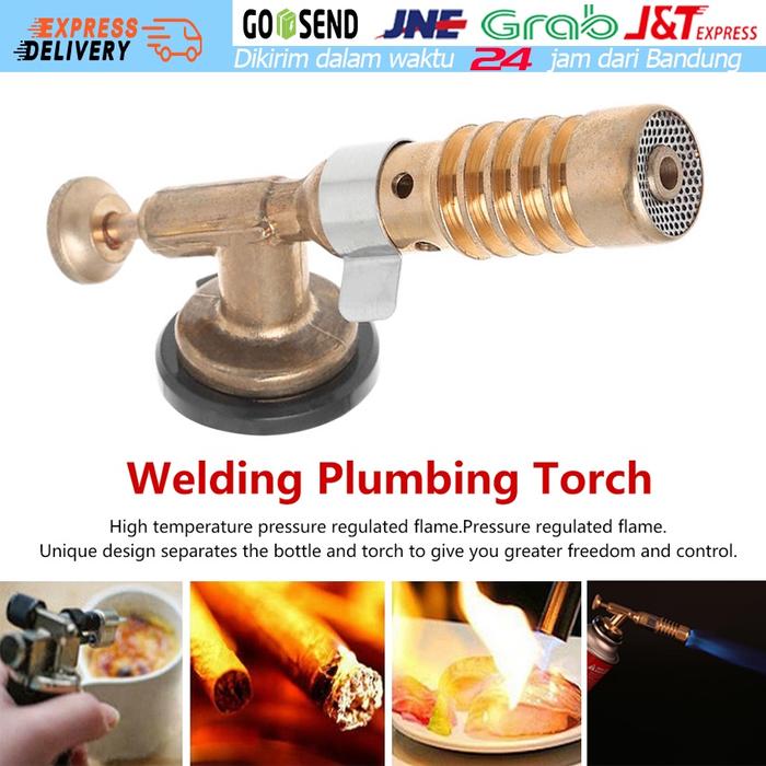 Gas Torch Pemantik Flame Gun Alat Las Heating Portable Keju Makanan Geprek Mozarella BBQ bakaran