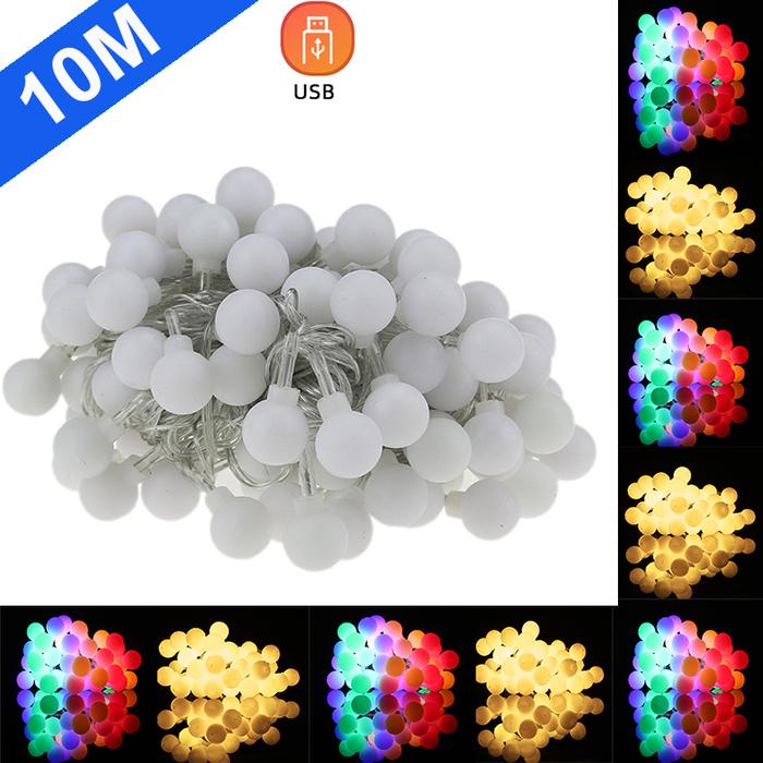 Lampu Led Bola Luar Ruangan Lampu Tali Led Lampu Tali Kemah Tahan Air