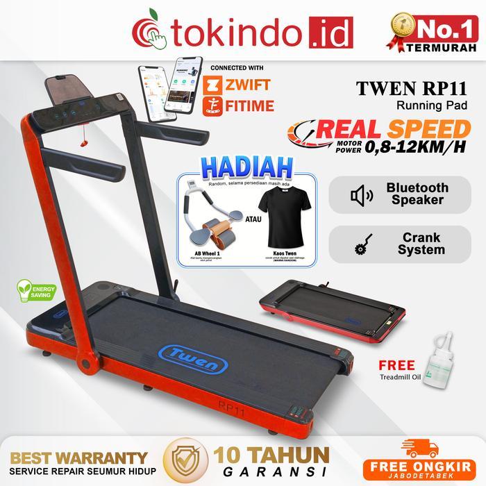 TWEN RP11 Treadmill Listrik Treadmill Portable Treadmill Walking Pad Treadmill Running Pad Treadmill