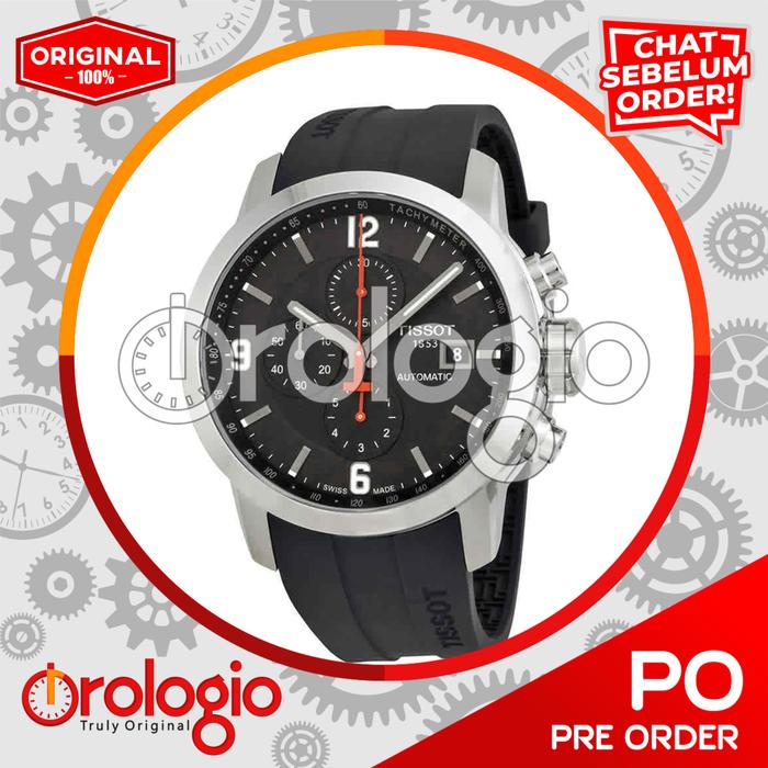Tissot PRC 200 Automatic Black Dial Men's Watch ORI TERMURAH