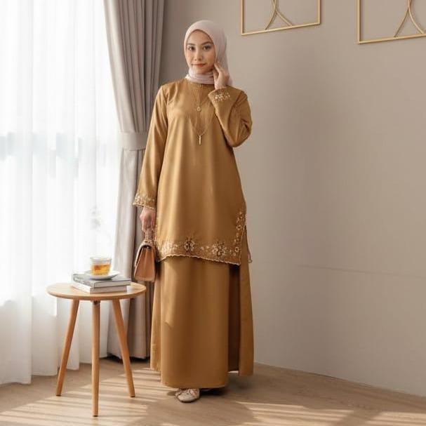 Ayudia Label STELAN ROK Bordir TOYOBO PEMDA ASN ||SERAGAM PAKAIAN DINAS Pakaian wanita || Seragaman