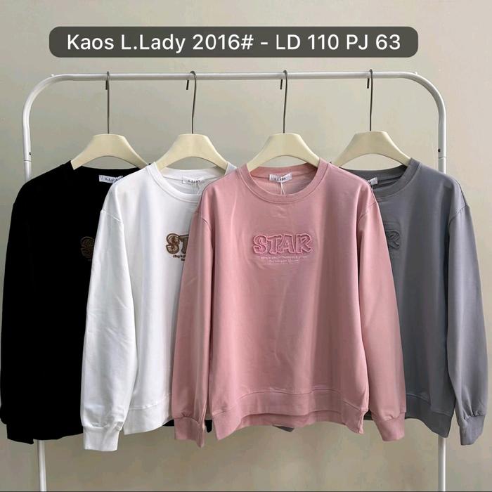 kaos L.lady atasan wanita