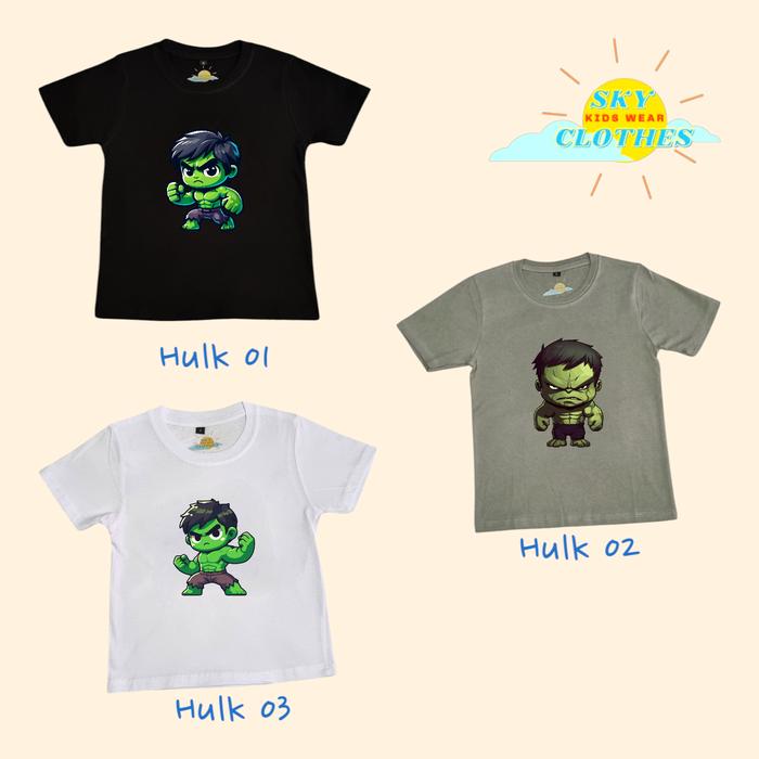 Kaos Anak Hulk Kaos Hulk Marvel Superhero