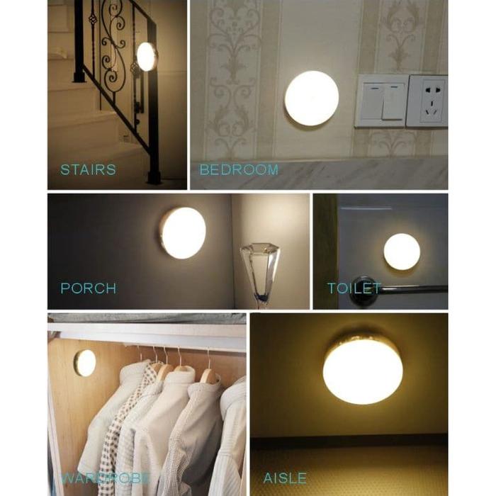 Lampu Sensor LED Light Lampu Dinding Induksi / Lampu Lemari Sensor Grosir