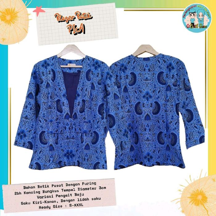 BLAZER BATIK PIA/BHAYANGKARI/JALASENASTRI/PERSIT/YASARINI/IKKT