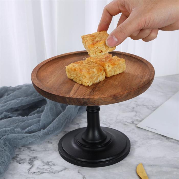 Wood Cake Stand Wedding Cake Display Stand Household High-Footed
