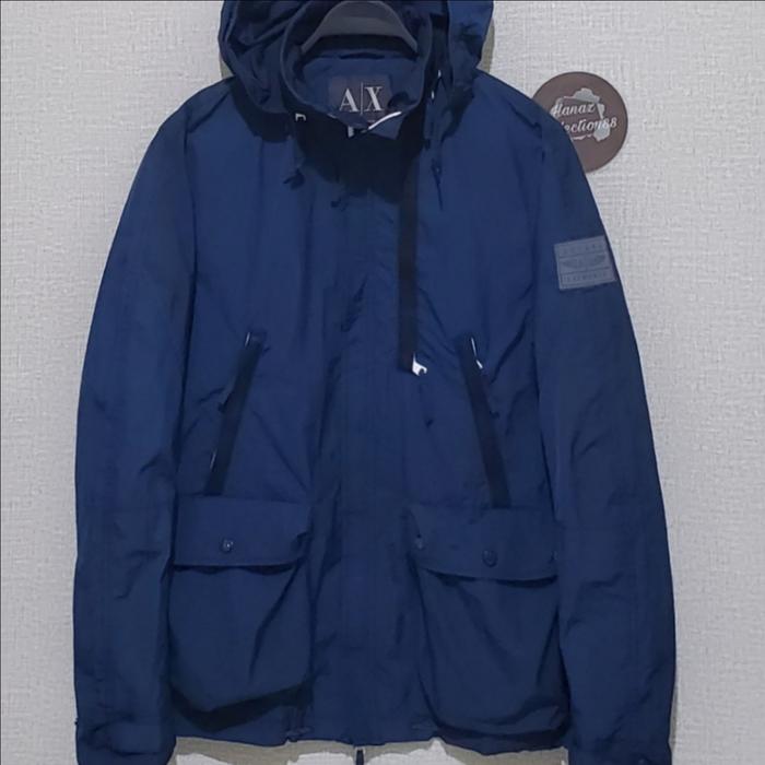 Jaket Armani Exchange Reflective navy