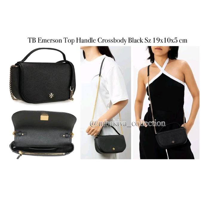 Emerson Top Handle Crossbody Black