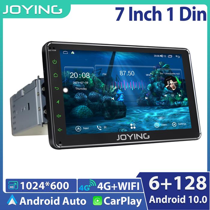 JOYING 7 Inch Universal Android Car Radio Stereo Single 1Din Head