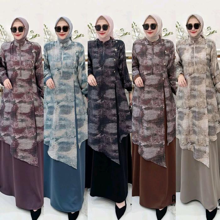 GAMIS DRESS TERBARU ZAIDA IFHA FARADITA DRESS VOL 2 PREMIUM ORI BY ALODY