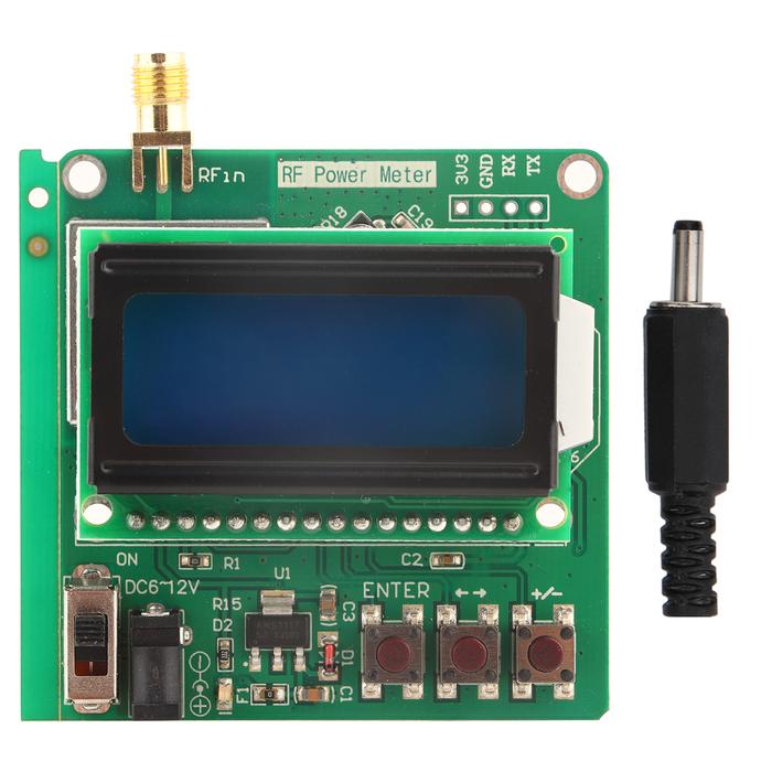 Watt Meter RF Power Meter Power Attenuation Kit Digital Display