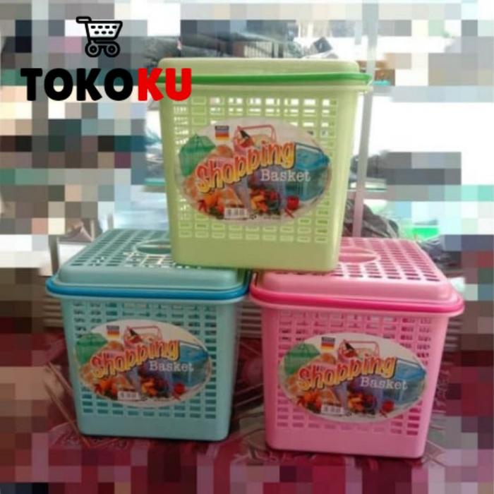 KERANJANG BELANJA PARCEL/SHOPPING BASKET BANGKOK NAGATA/BOX KOTAK TUTUP