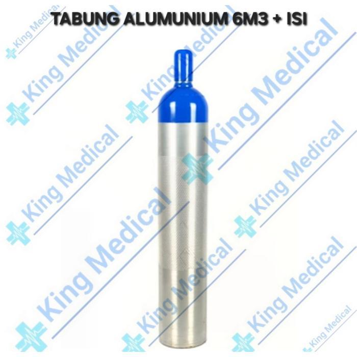 Tabung Oksigen Alumunium 6m3/ 6 Kubik + isi