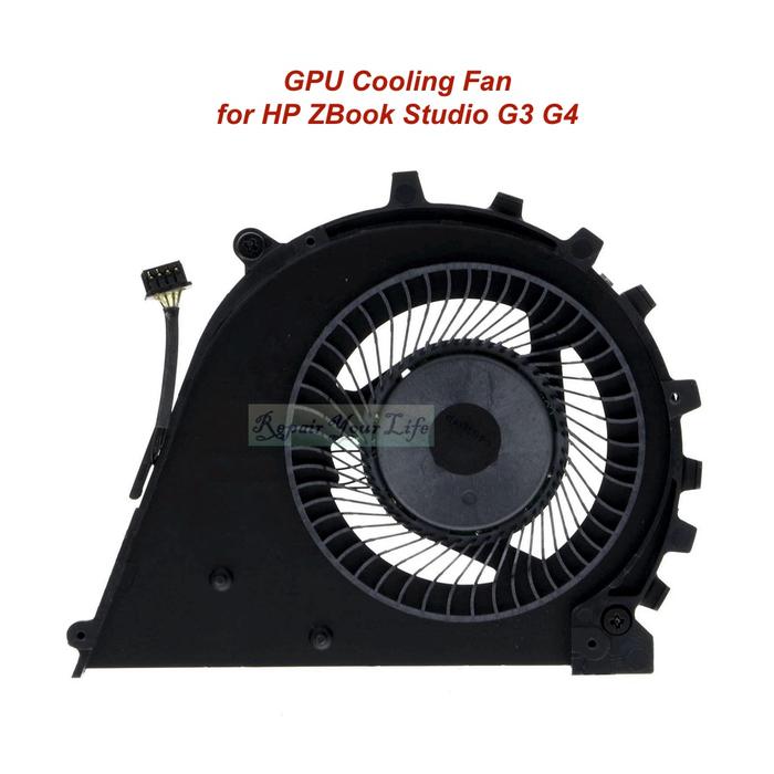 Laptop CPU GPU Cooling Fan For HP ZBook Studio G3 G4 Notebook PC FANS
