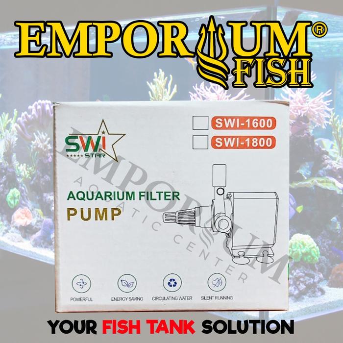 MESIN POMPA CELUP FILTER SWI STAR SWI 1800 POMPA FILTER AKUARIUM