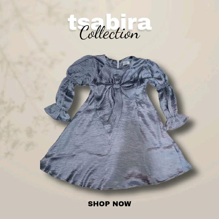 gamis laeli anak long dress kekinian
