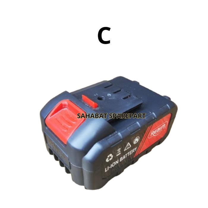 Reaim - Baterai Bor Cordless Drill / Mesin Potong Rumput