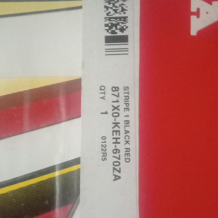 stripe sticker striping set honda megapro 871x0-keh-670za ori AHM OSEAN