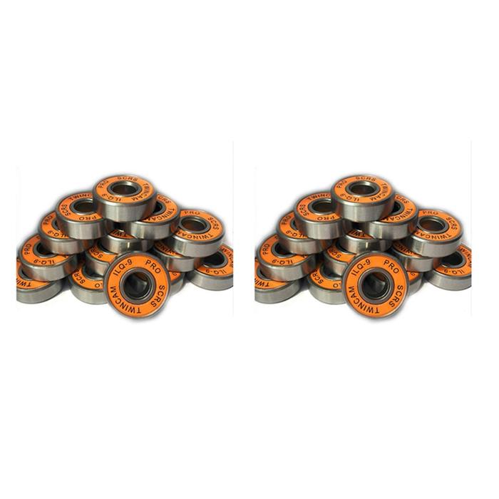 32 Buah/Lot SKATING TWINCAM ILQ-9 608Zz Miniatur Bola Radial Bantalan