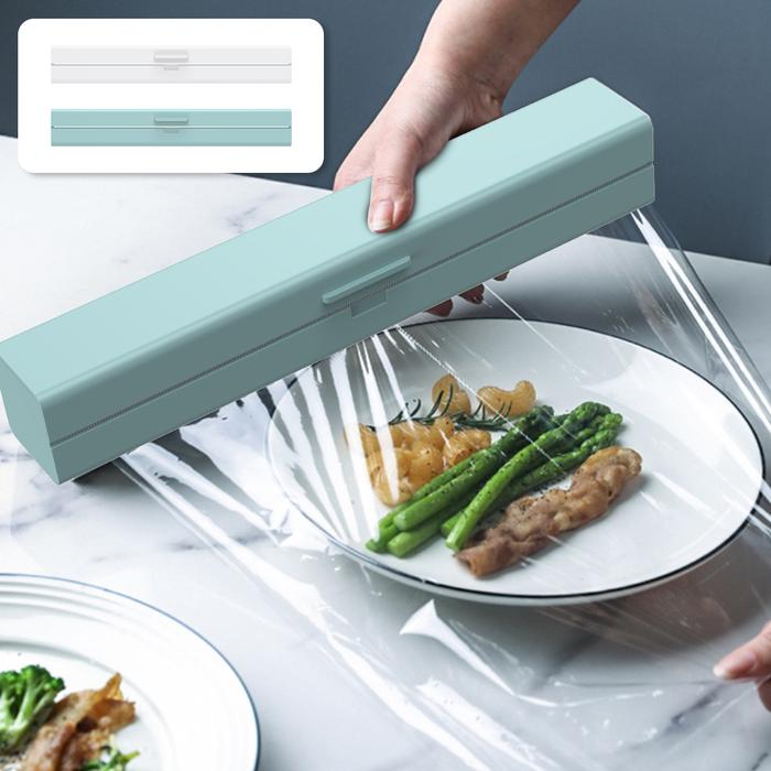 Cling Film Cutter Magnetic Cling Wrap Dispenser Plastic Wrap