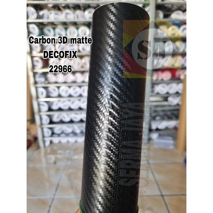 NEW!! READY!! Sticker Stiker Skotlet roll carbon karbon 3D doff matte dop (50cm x 9 meter) motif kar