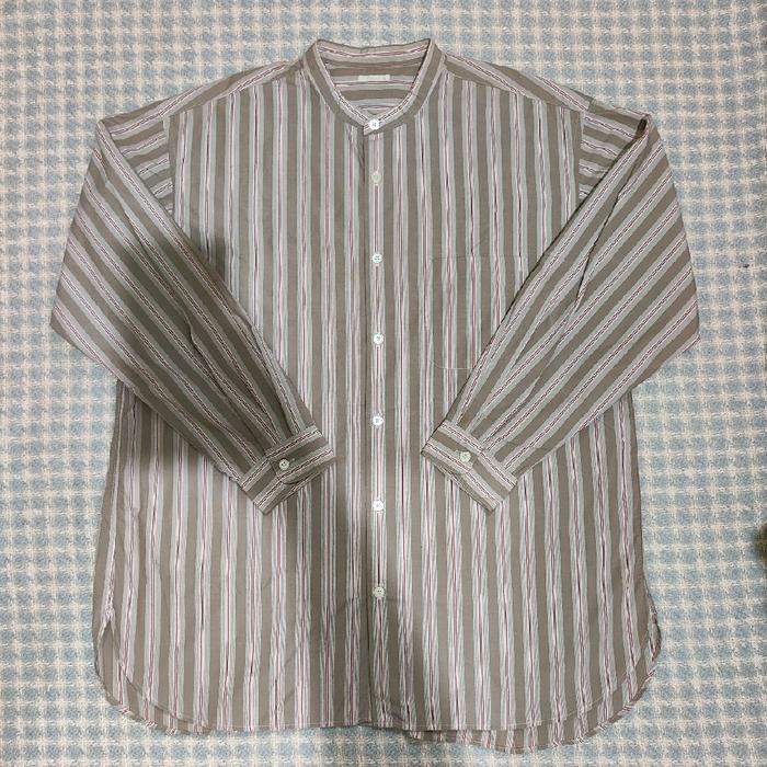 kemeja shanghai pria lengan panjang GU by Uniqlo size L fit XL