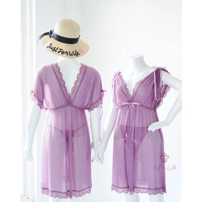 M-XXXXL Premium Lingerie  untuk  Malam  Lingerie Wanita JUMBO  Bisa Melar Banget  Lingerie  Jumbo  L