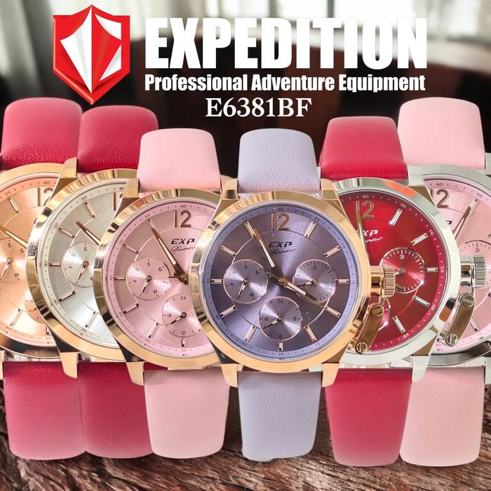 Jam Wanita EXPEDITION E6381 E 6381 E6381 BFL Original
