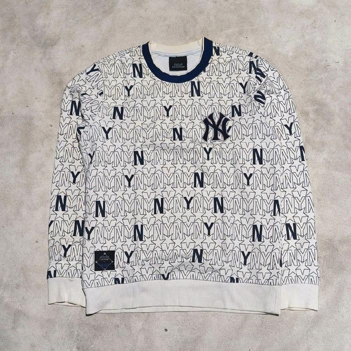 Sweater crewneck pria MLB Yankees fullprint bekas