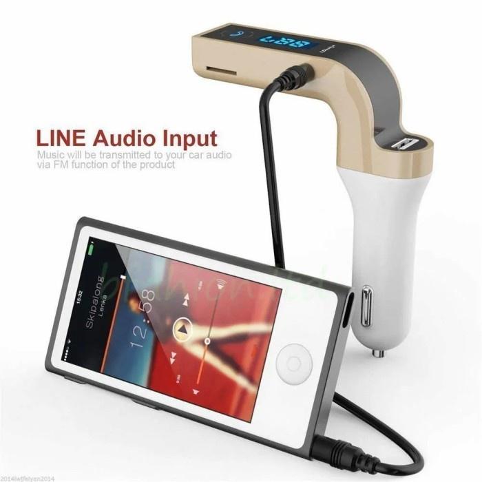 Mp3 Usb Transmitter Music Modulator Wireless Bluetooth Car G7