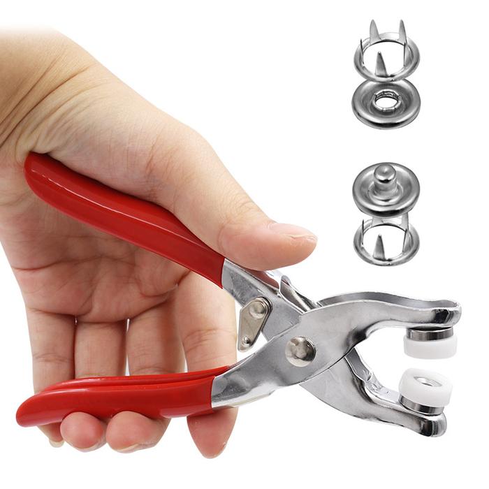Plier Metal Snap Button Fasteners Press Studs Bouton Five Claw Buckle