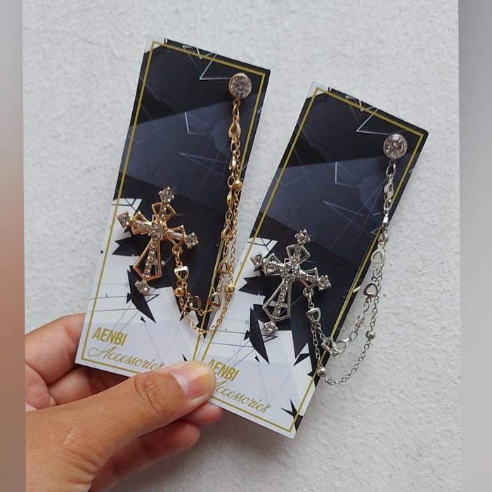 Lapel Pin/Bros Untuk Jas - Salib Love