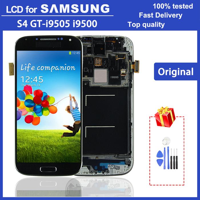 5.0" Original Super AMOLED S4 LCD Display for Samsung Galaxy S4
