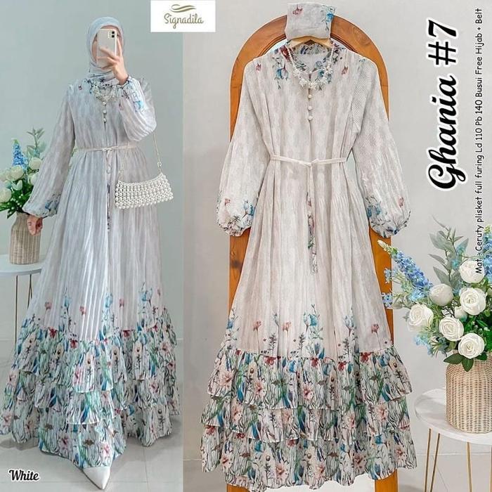 SAVNA LABEL / GHANIA SET / GHANIA SET 4 / GAMIS SET GHANIA / GAMIS LIDI / DRESS CERUTY BABYDOLL / GH