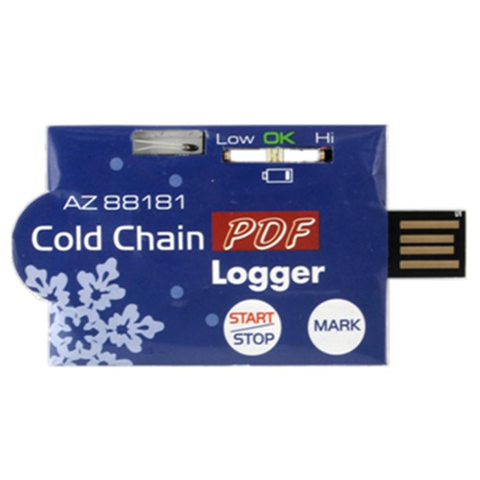 AZ88181 Single Use Cold Chain Temperature PDF Logger Cold Chain