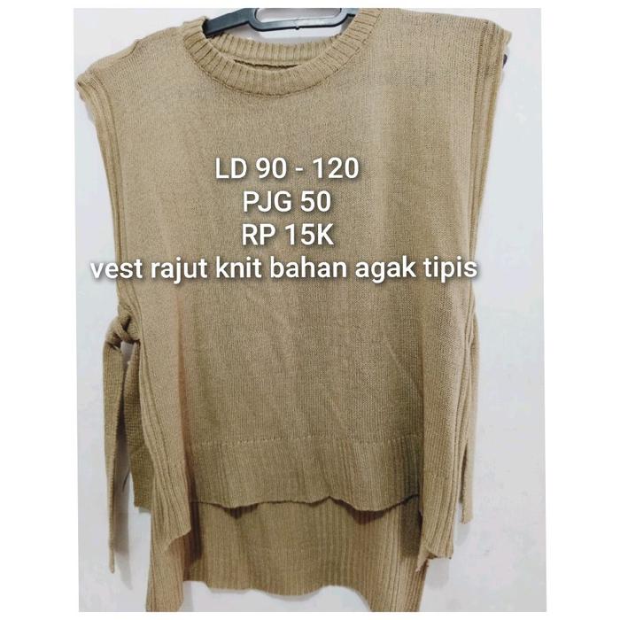 vest knit prelove baju rajut prelove Wanita