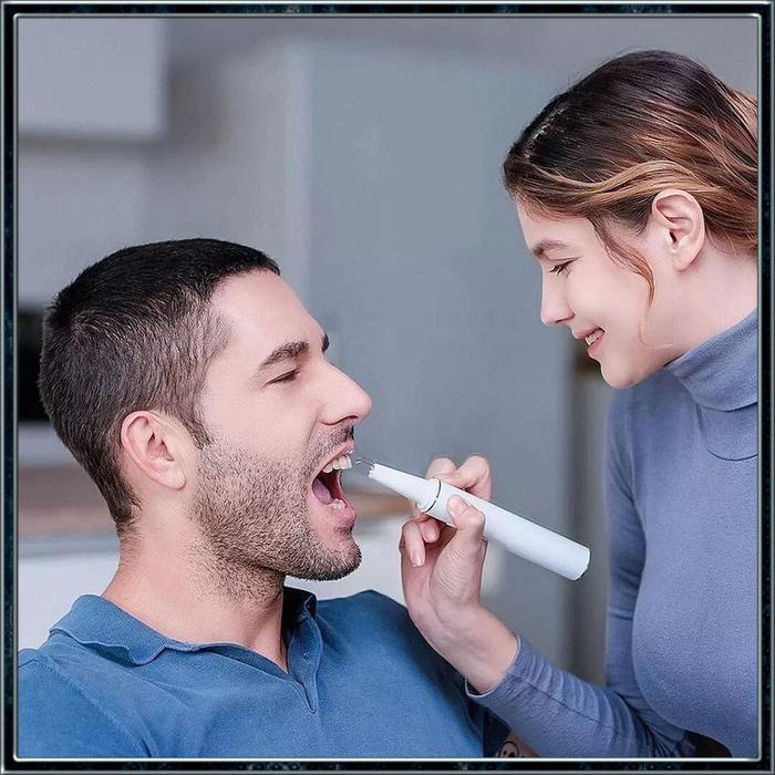 IUALLURE Teeth Whitening Powder pembersih karang gigi 50g Mencerahkan
