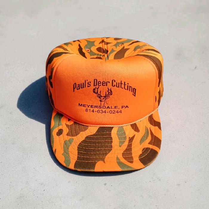 Topi Vintage Rope Hat Paul's Deer Cutting San Sun | Thriftshop