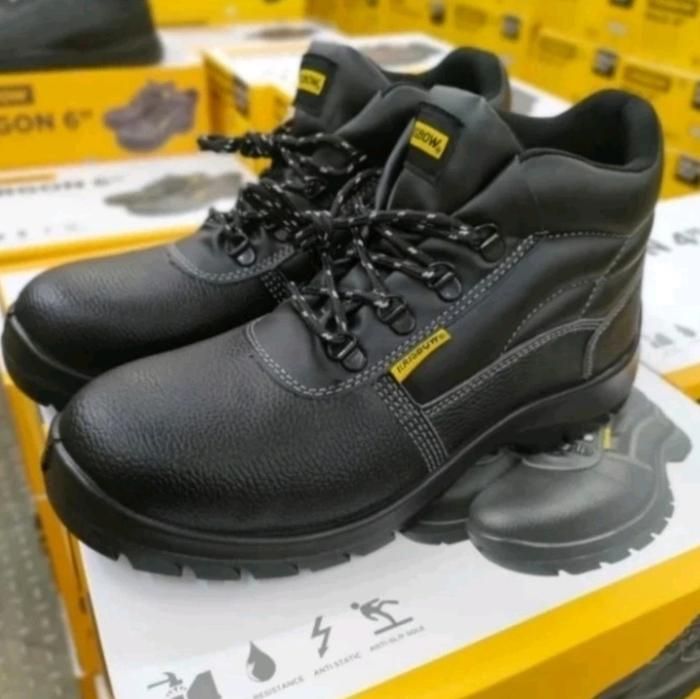 Sepatu Safety Krisbow Argon 6" / Sepatu Safety Shoes Krisbow Argon 6 Inch Original