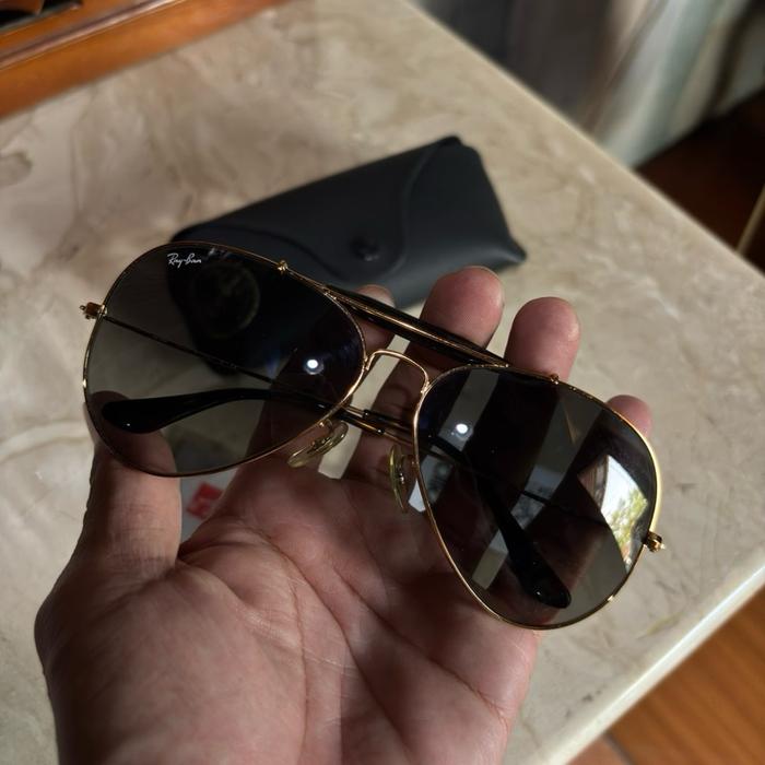 Kacamata rayban rb 3029 outdoorsman II 197/71 sz 62 kaca gradien