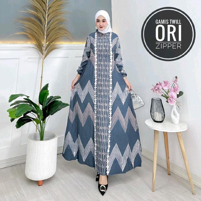 GAMIS TWIL ORI GAMIS TERBARU 2025 GAMIS LEBARAN GAMIS MEWAH GAMIS MODEL TERBARU UNTUK LEBARAN MODEL 
