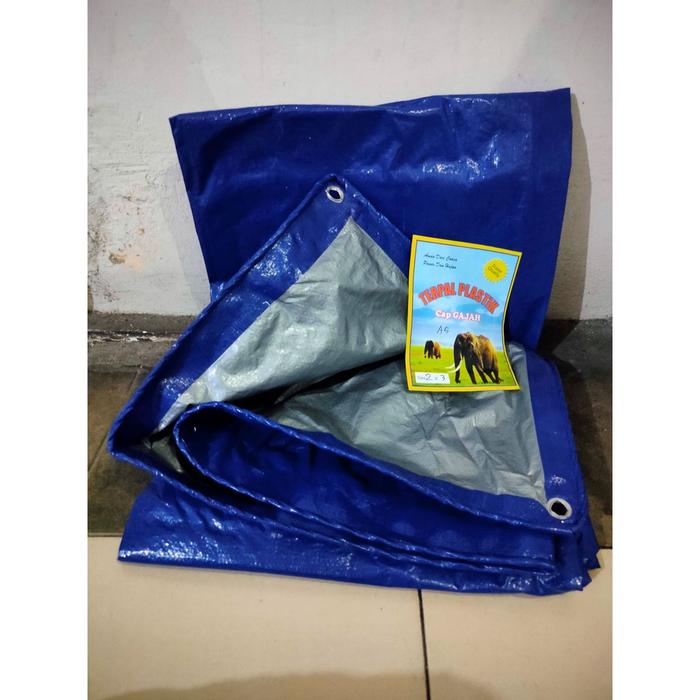 Terpal Plastik A5 ukuran 4x6 meter Cap Gajah