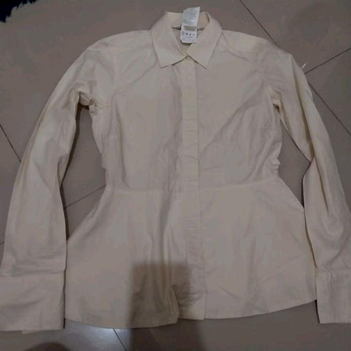 MAXMARA peplum shirt preloved