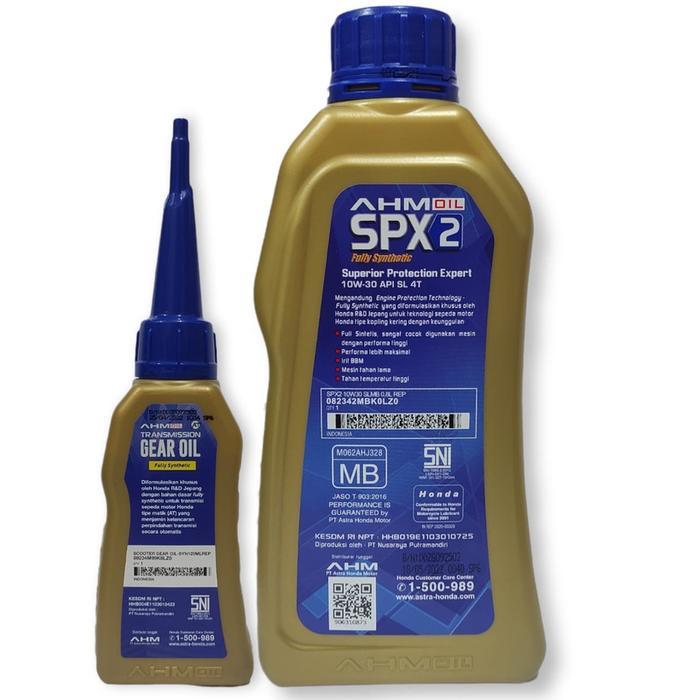 OLI AHM SPX 2 MATIC DAN OLI GARDAN AHM VARIO BEAT SCOOPY SPACY DLL ASLI 100% AHM Motorcycle