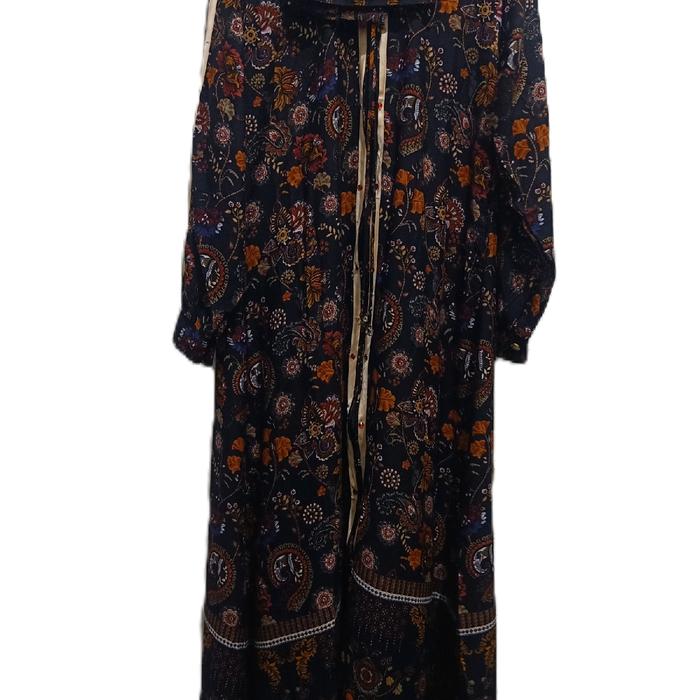 gamis hikmat terbaru kw rasa ori motif bunga