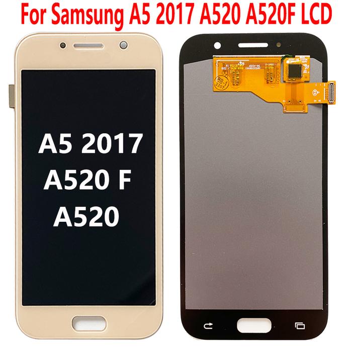 5.2'' LCD For Samsung Galaxy A5 2017 A520 SM-A520F A520 LCD Display