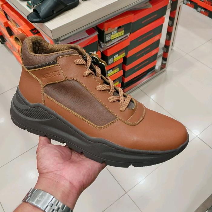 WATCHOUT SEPATU PRIA BOOT KULIT ORIGINAL